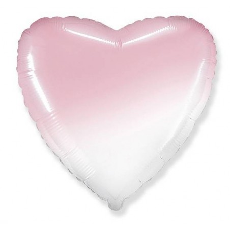 PALLONE MYLAR CUORE ROSA BABY SFUMATO 32 80cm 1pz