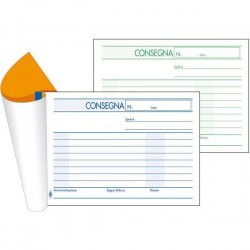 BLOCCO BUONI DI CONSEGNA 16,5x12 50fg 2COPIE 360 BM