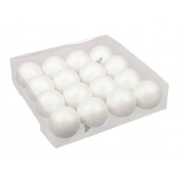 SFERE SPARKLING WHITE  Ø6cm 16pz