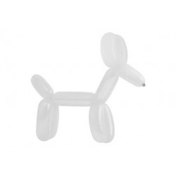 PALLONCINI MODELLABILI 115cm FROSTY BIANCO 100pz