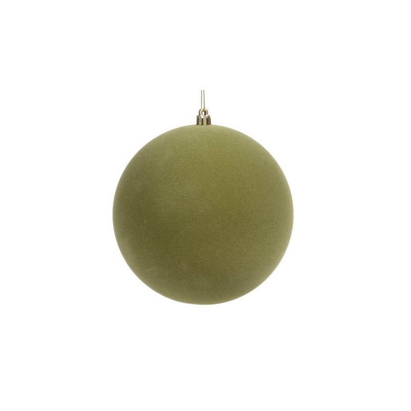 SFERA VERDE VELLUTINO Ø12cm