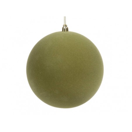 SFERA VERDE VELLUTINO Ø12cm