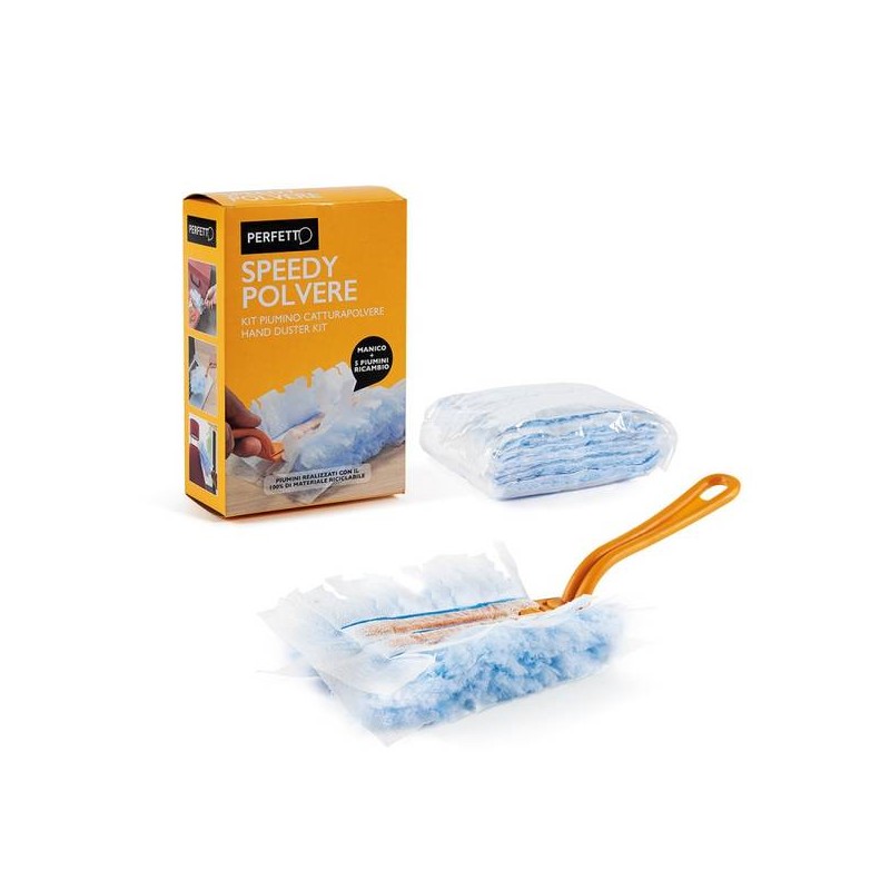 PIUMINO SPOLVERO DUSTER + 5 PANNI PERFETTO