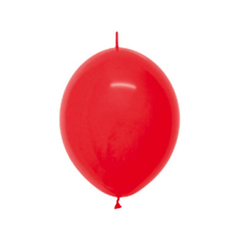 PALLONCINI LATTICE LINK 12 30cm 25pz ROSSO SEMPRETEX
