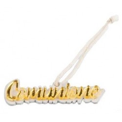 SCRITTA COMUNIONE PLEXI 4,5cm ORO 24pz