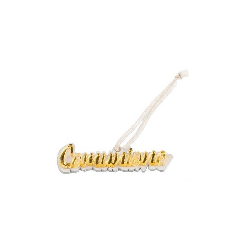 SCRITTA COMUNIONE PLEXI 4,5cm ORO 24pz