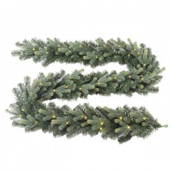 GHIRLANDA PINO VERDE CON LED 270cm interno