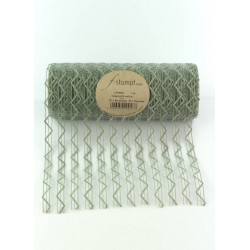 NASTRO RUNNER ZIG ZAG cm22x5mt VERDE OLIVA