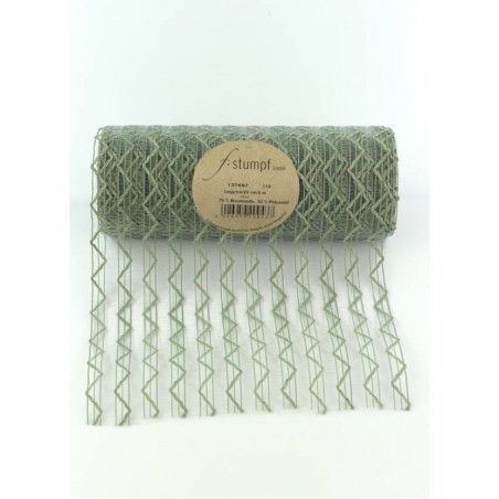 NASTRO RUNNER ZIG ZAG cm22x5mt VERDE OLIVA