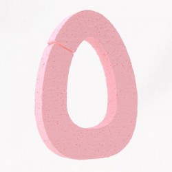 LETTERA POLISTIROLO PASTELLO mm120x90 O ROSA PASTELLO