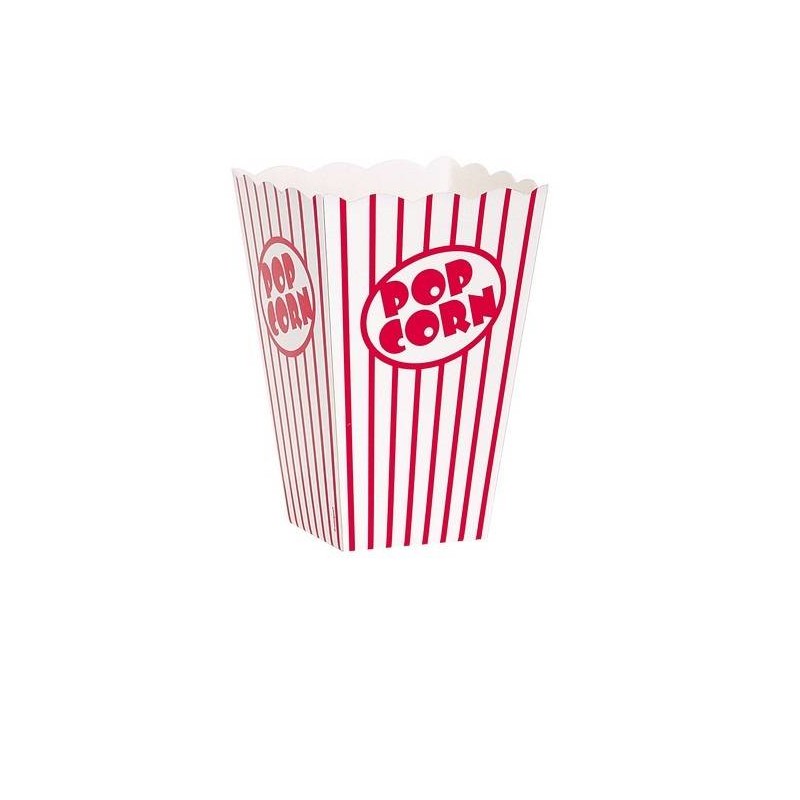 BOX POPCORN RIGHE ROSSE10pz