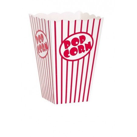 BOX POPCORN RIGHE ROSSE10pz