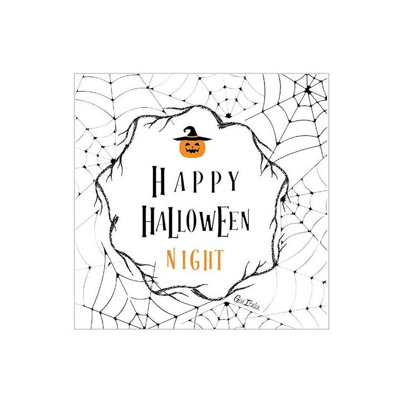 TOVAGLIOLI 33x33cm HALLOWEEN NIGHT 16pz