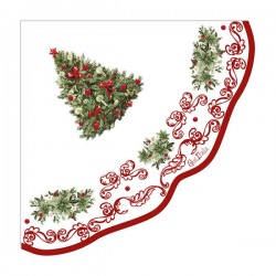 TOVAGLIOLI 33x33 CHRISTMAS POTTERY 16pz