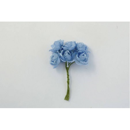 ROSELLINE GLITTER CELESTE FB127-04 12pz