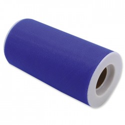 TULLE ROTOLO cm12,5x25mt BLU ELETTRICO BIG