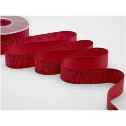 NASTRO RASO BOUTIQUE LAMè mm25x20mt COL.31 ROSSO
