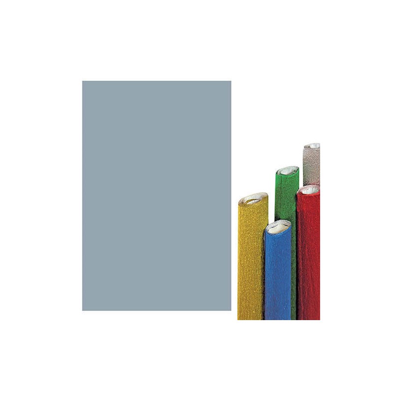 CARTA CRESPA ALLUMINIO ROTOLO cm.50x150 ARGENTO CWR