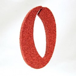 NUMERO POLISTIROLO GLITTER mm120x90 0 ROSSO
