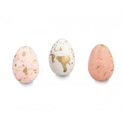 OVETTI ROSA/BIANCHI 4cm 24pz