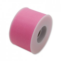 TULLE ROTOLO cm5x50mt ROSA CALDO BIG
