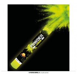 CANNONE POLVERE FLUORESCENTE 30cm GIALLO 30gr