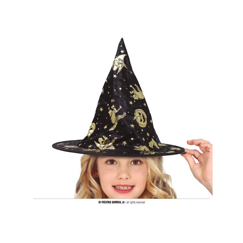 CAPPELLO STREGA NERO BAMBINI