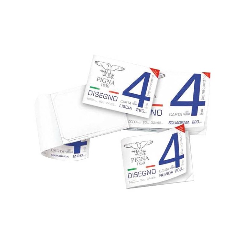 ALBUM PIGNAQUATTRO BLOCCO 33x48 20fg 220gr SQUADRATO