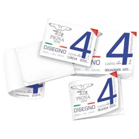 ALBUM PIGNAQUATTRO BLOCCO 33x48 20fg 220gr SQUADRATO
