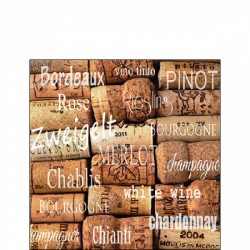 TOVAGLIOLI 25x25 TAPPI DI SUGHERO 20pz