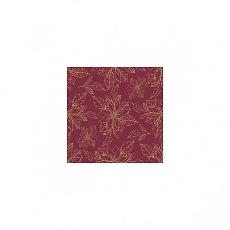 TOVAGLIOLI 33x33cm OUTLINE BORDEAUX 20pz