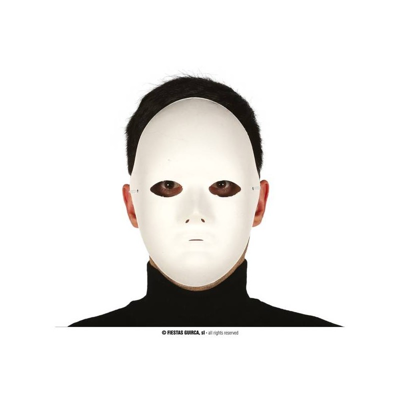 MASCHERA BIANCA “CARTAPESTA”