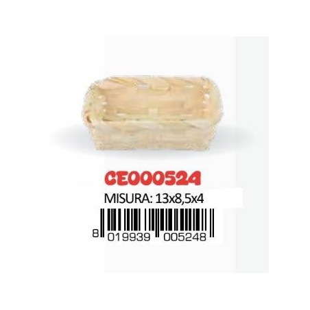 CESTO MINI VIMINI NATURAL 13x8,5x4cm