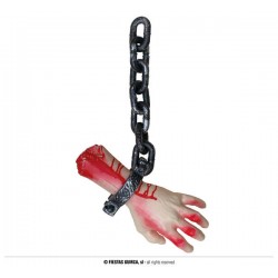 PENDENTE MANO CON CATENA 40cm
