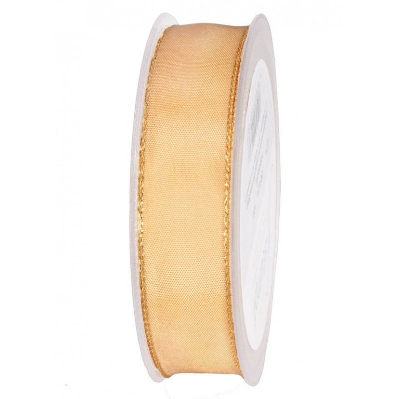 NASTRO LUREX BORDO ORO mm25xmt25 BEIGE