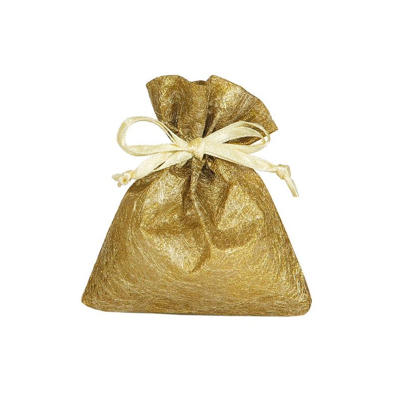 BUSTA JACQUELINE 10x14cm ORO 10PZ