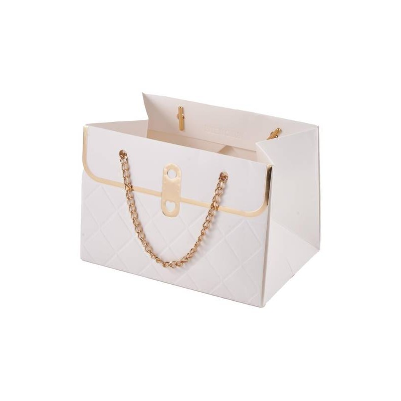 GIFT BOX C/CATENA ORO 15x10x10,5cm