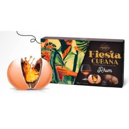 FIESTA CUBANA CONFETTI RIPIENI AL RHUM 500gr ARANCIONE