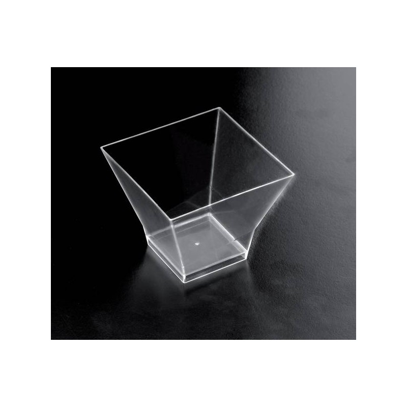 COPPETTA PAGODA PS 90cc 25PZ TRASPARENTE