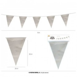 FESTONE 20x30cm 10mt ARGENTO