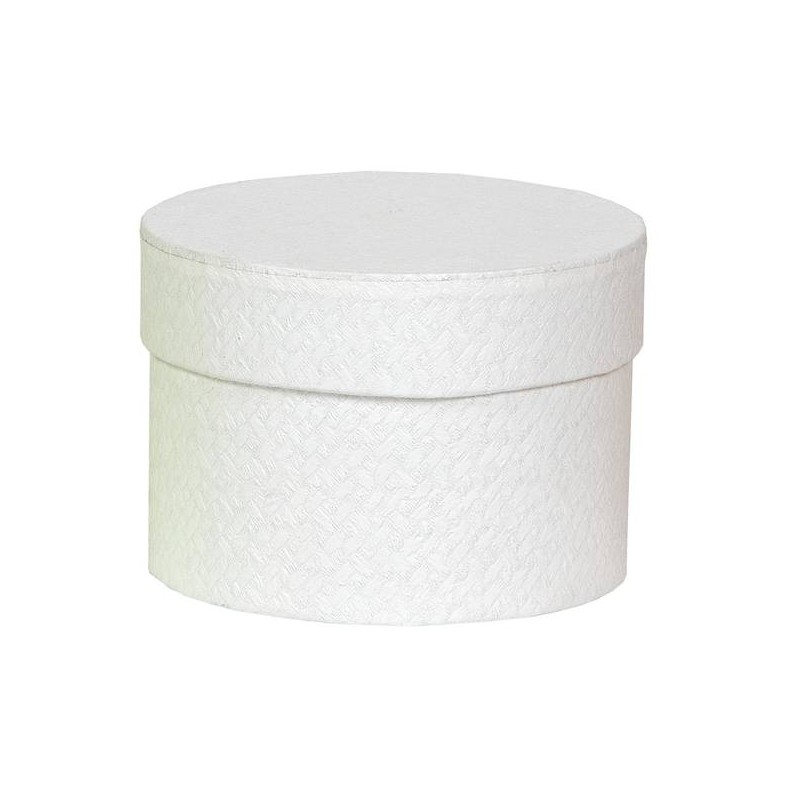 SCATOLINA LITTLE BOXES ø9x6,5cm BIANCO