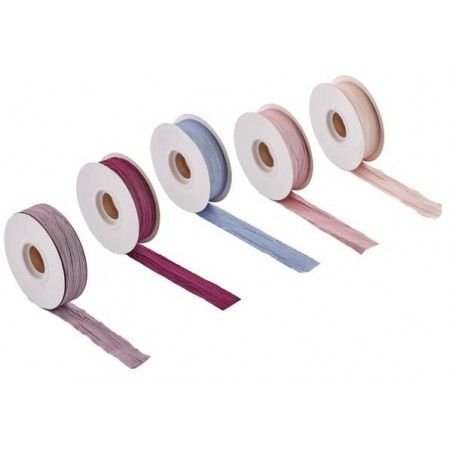 NASTRO WRINKLED SATIN mm25x50mt ROSSO