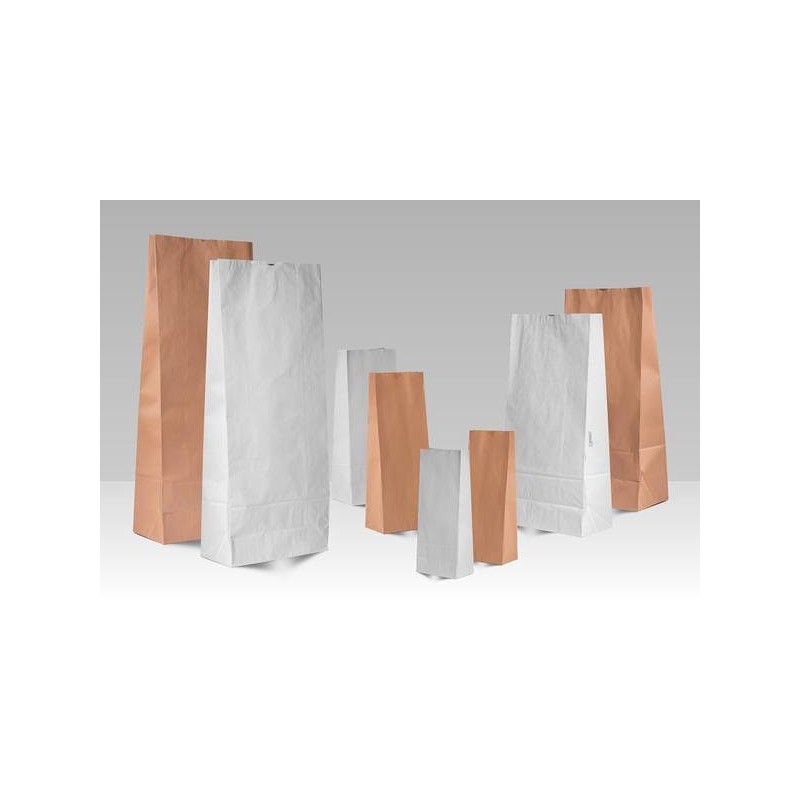 SACCHETTO FARINA F/QUADRO AVANA 10,5x6,7x26,5cm 1kg 100pz