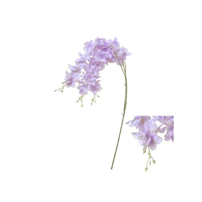 RAMO DI GLICINE LILLA 88cm