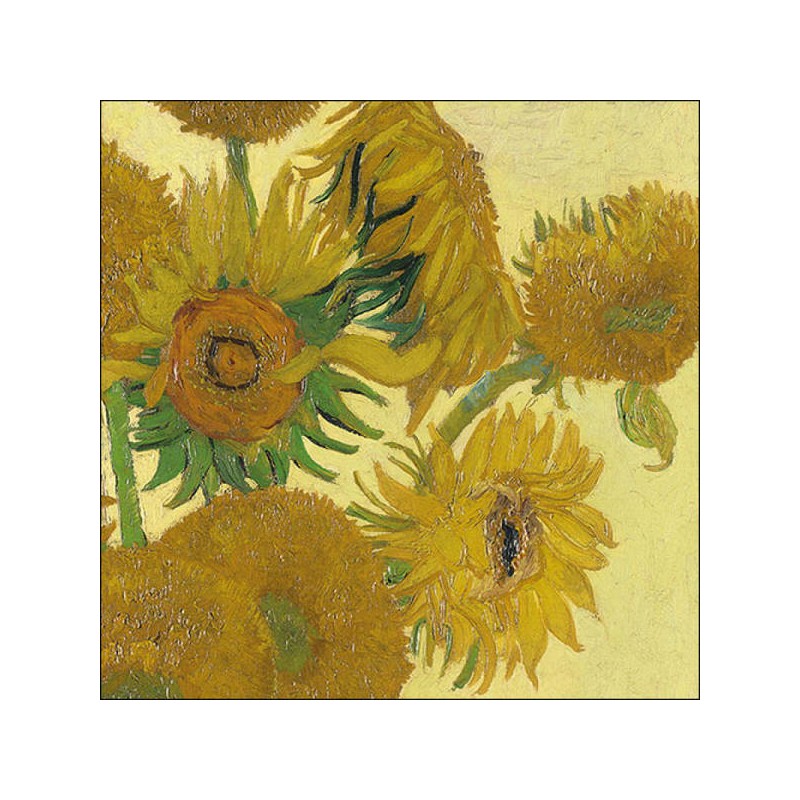 TOVAGLIOLI 33x33 VAN GOGH GIRASOLE 20pz
