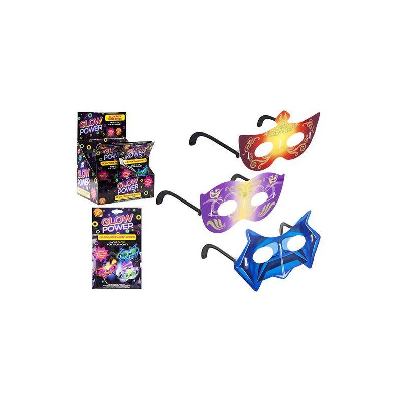 MASCHERA GLOW CON LED