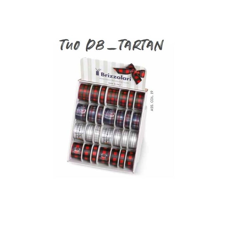 NASTRI ROCCHETTO TUO DB ASS.TO TARTAN