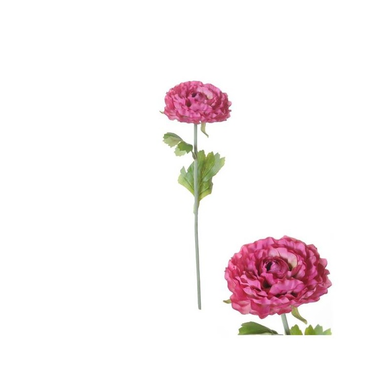 FIORE RANUNCOLO C/STELO 55cm VIOLA