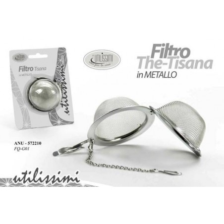 FILTRO THE-TISANA METALLO TONDO CON LACCIO