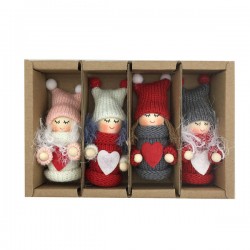 BAMBOLINE CON APPENDINO BOX 10cm 4pz